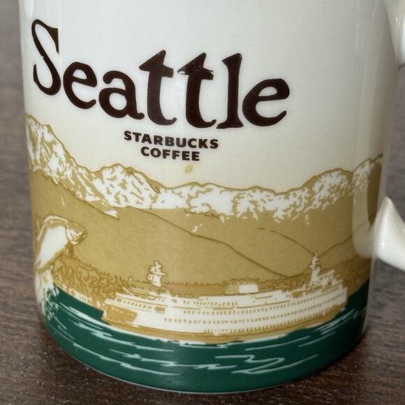 Starbucks Coffee Collectors Series Seattle Mug Cup 16 oz 2009 Space Needle - Picture 12 of 14